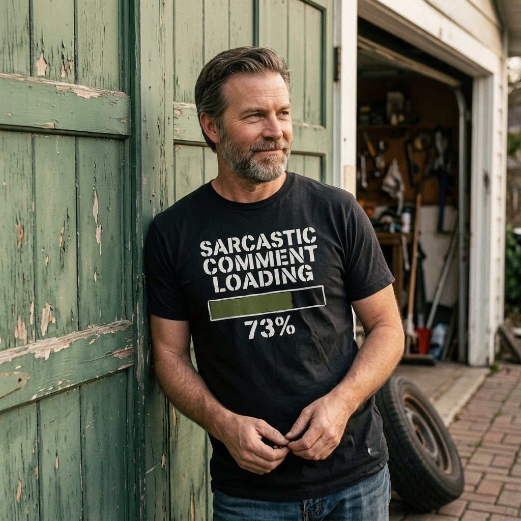 Great gift for dads with a dry sense of humor and husbands who let their face do the talking.
