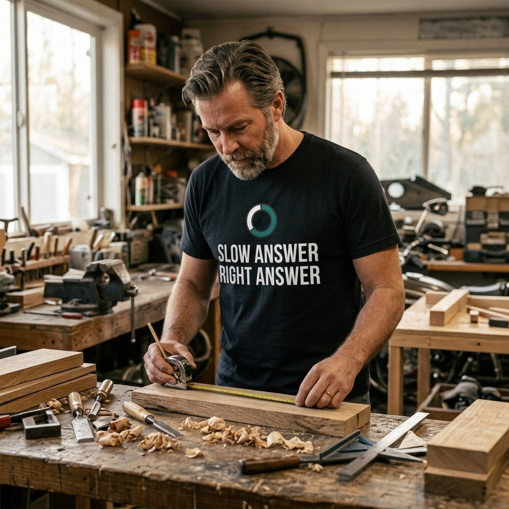 Great gift for dads who think before they speak and anyone who values accuracy over speed.