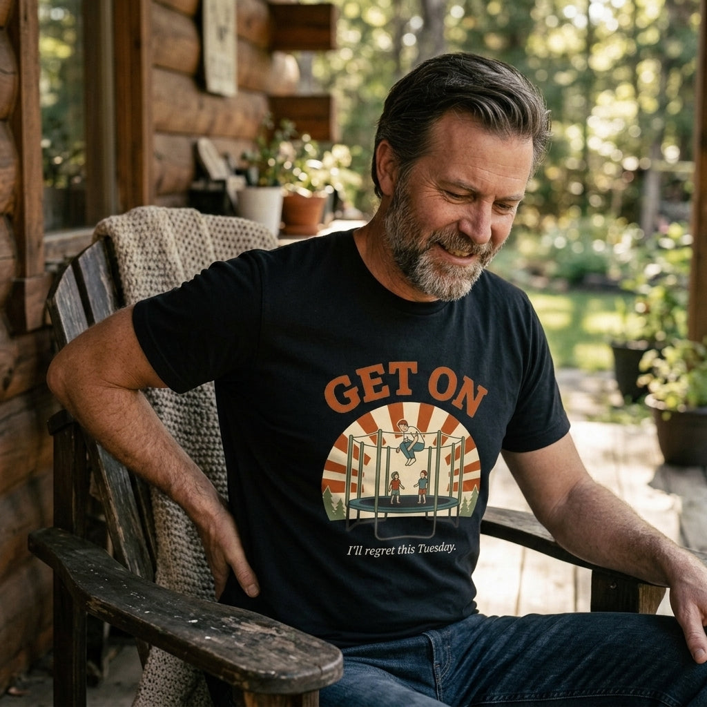 Great gift for the dad who still thinks he can clear the safety net.