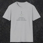 0056 Fishing the art of doing nothing | Funny Dad T-Shirt | RustyDad