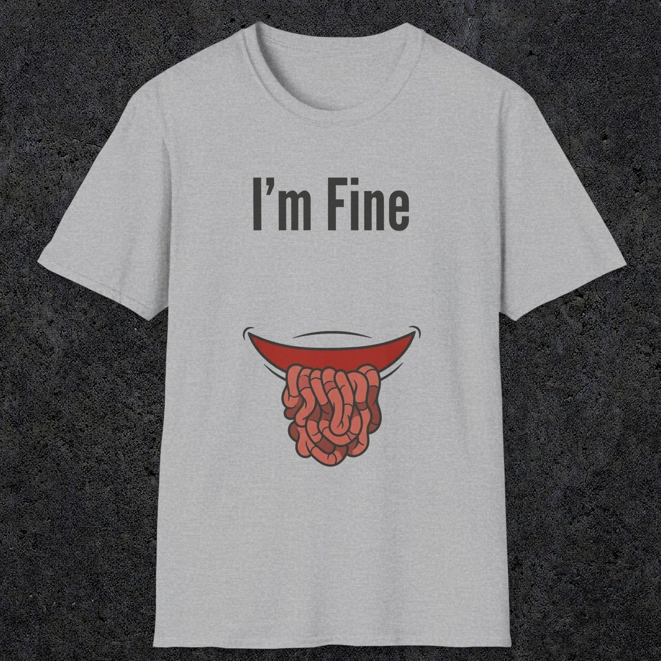 0482 I'M Fine | Funny Dad T-Shirt | RustyDad
