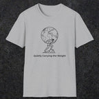 062 Quietly Carrying the weight | Funny Dad T-Shirt | RustyDad