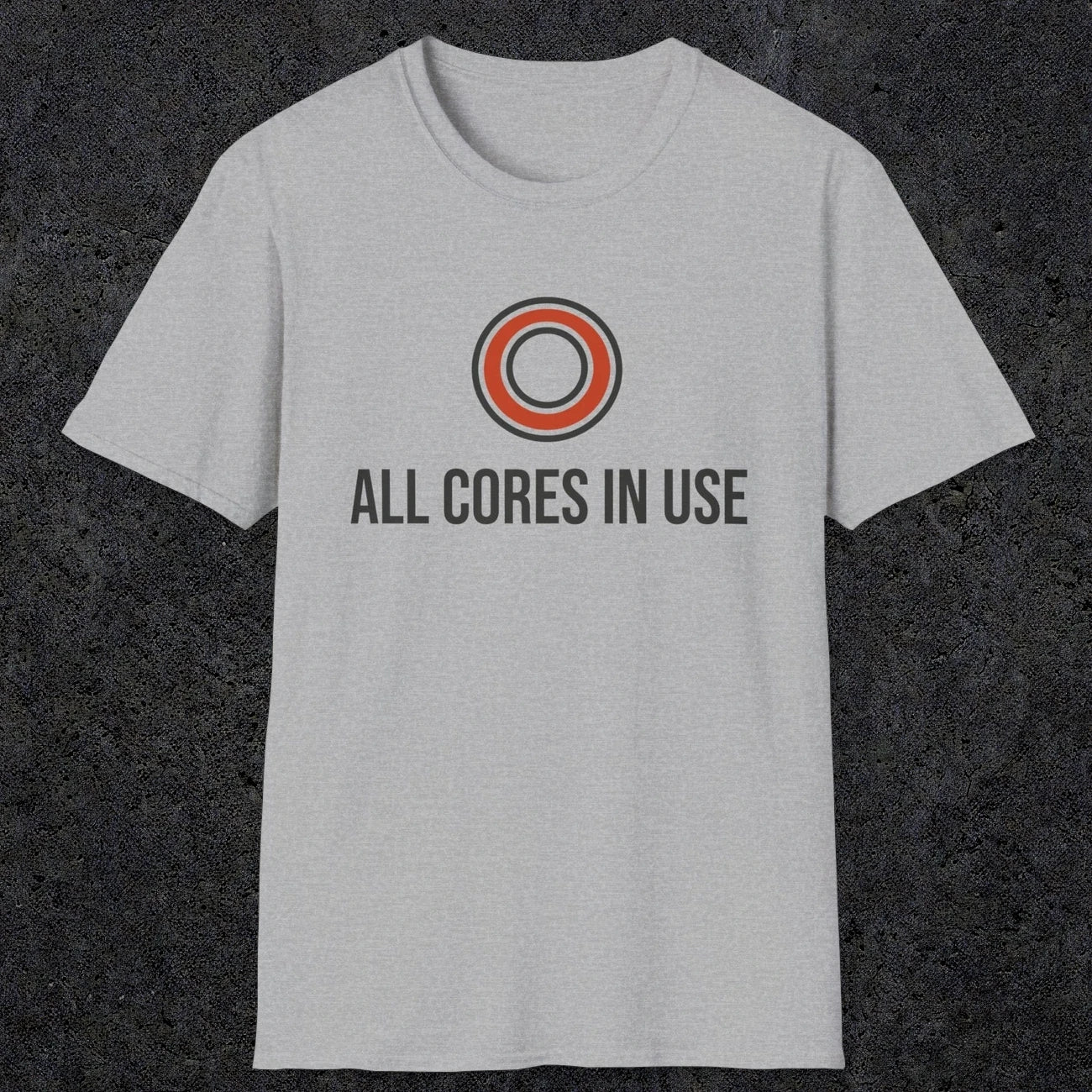0330 All Cores In Use | Funny Dad T-Shirt | RustyDad