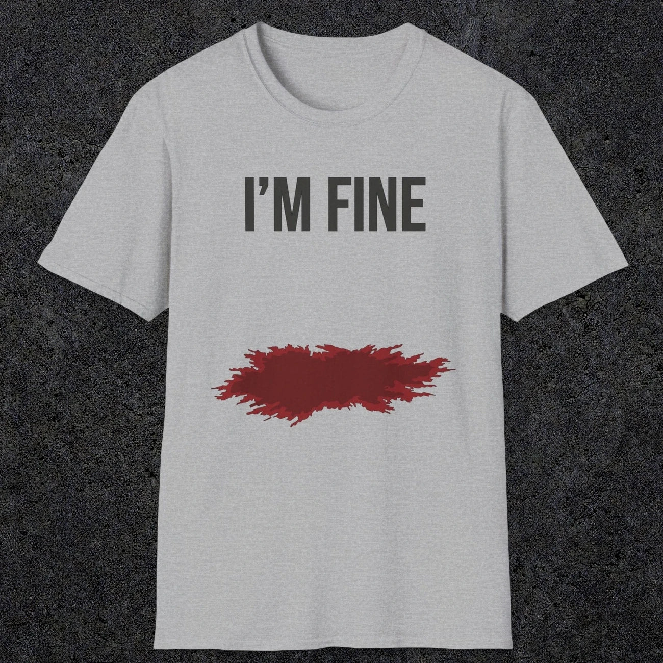 0483 I'M Fine | Funny Dad T-Shirt | RustyDad