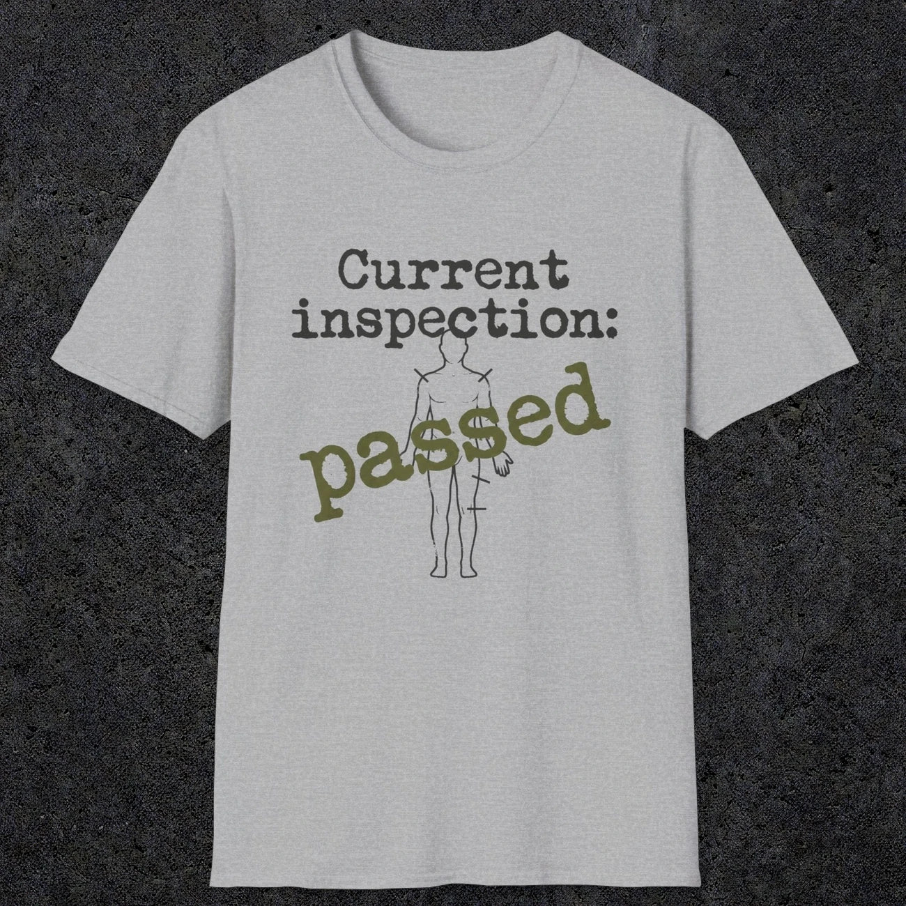 0499 Passed Inspection | Funny Dad T-Shirt | RustyDad