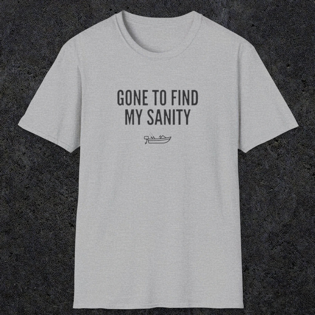 0055 Gone to find my sanity | Funny Dad T-Shirt | RustyDad