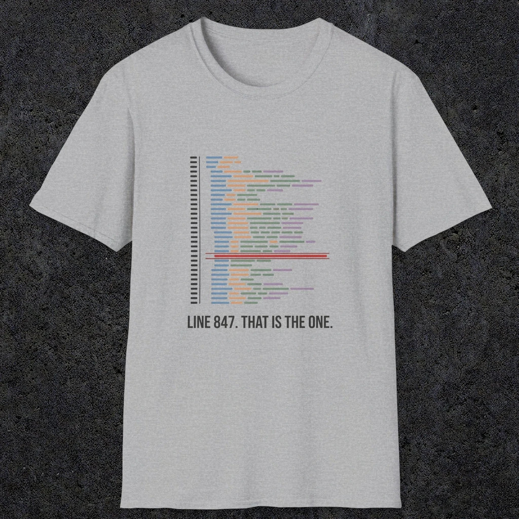 0118 Line 847 That Is The One | Funny Dad T-Shirt | RustyDad