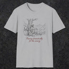 0112 Pausing dramatically for the scenery | Funny Dad T-Shirt | RustyDad