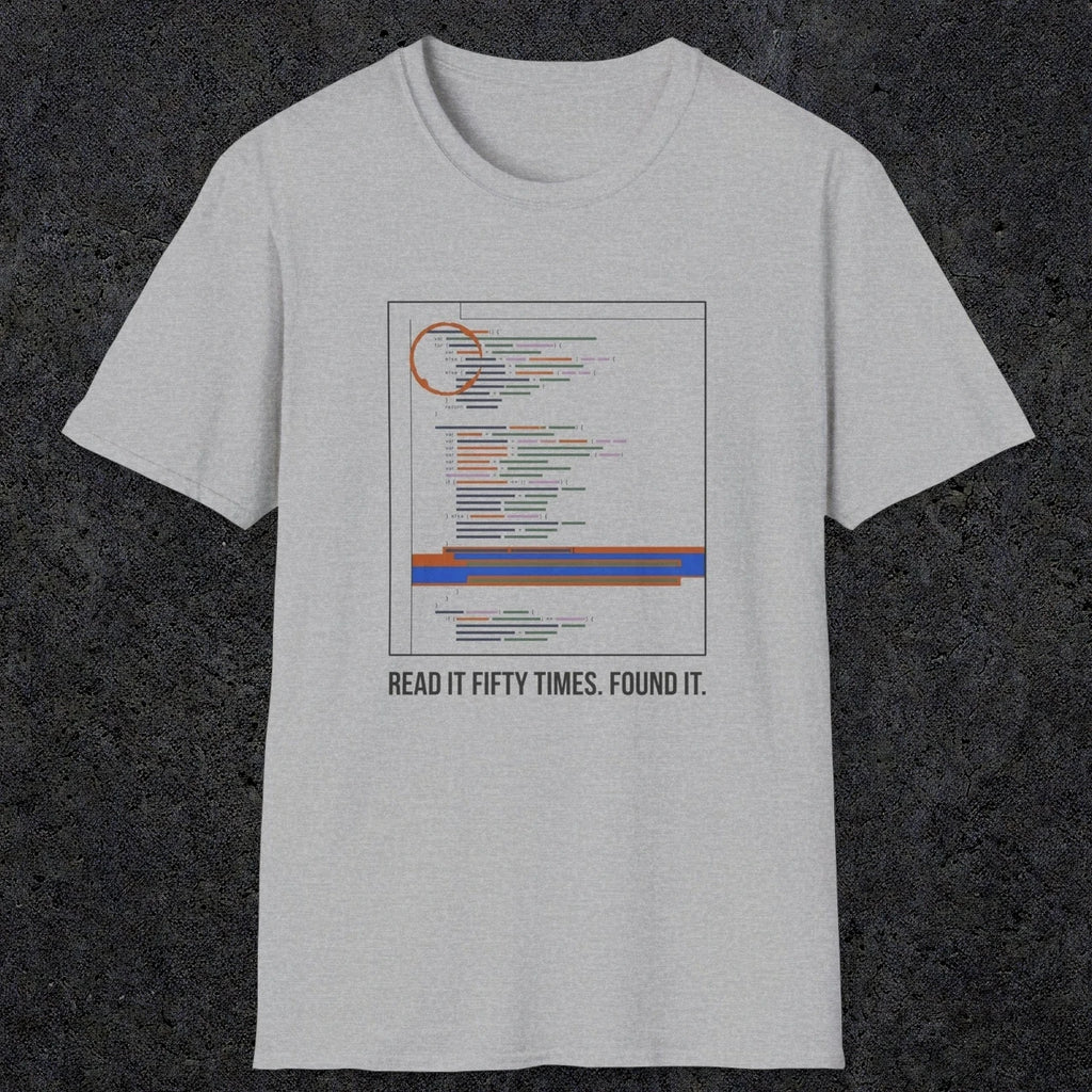 0120 Read It Fifty Times Found It | Funny Dad T-Shirt | RustyDad