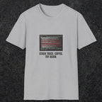 0126 Stack Trace Coffee Try Again | Funny Dad T-Shirt | RustyDad