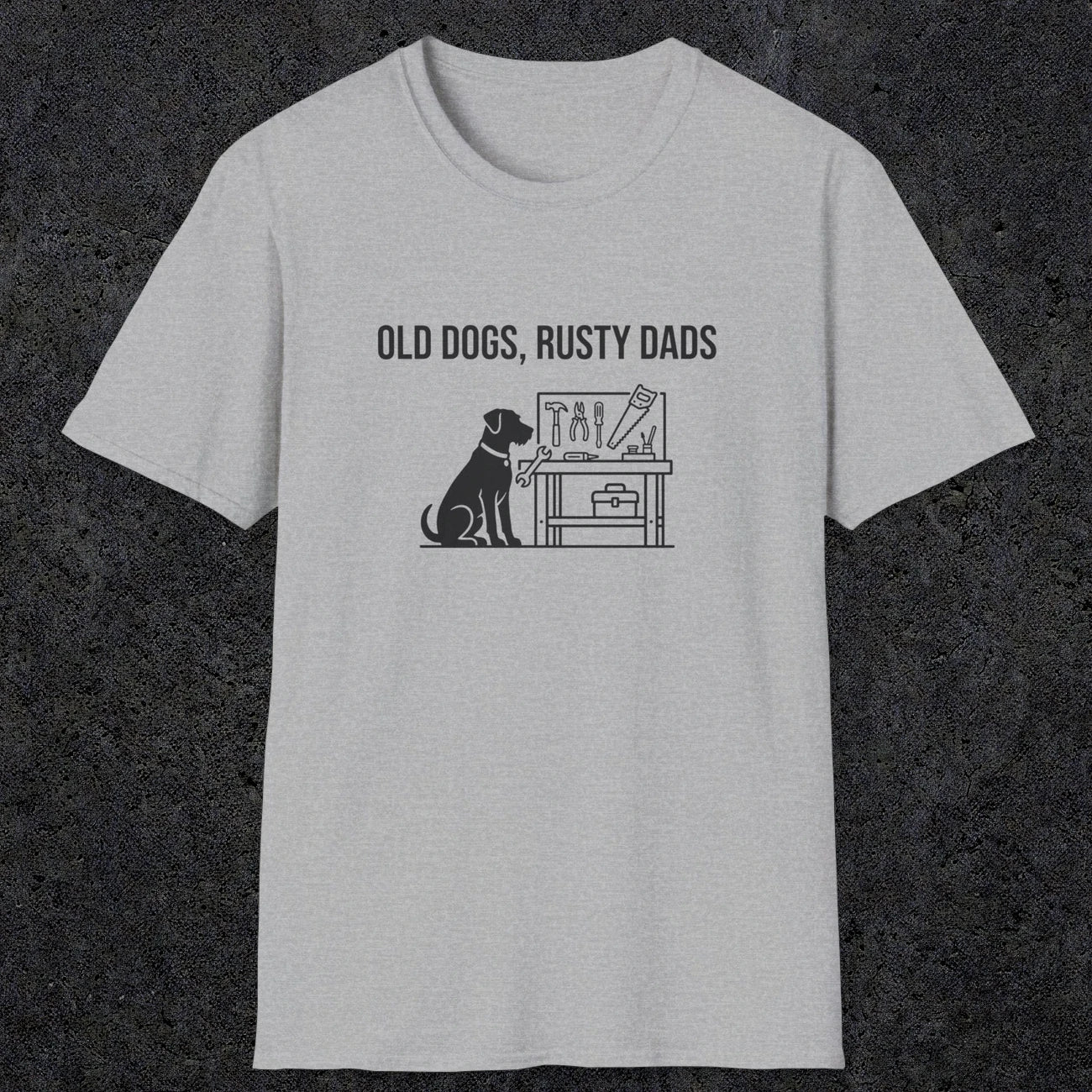 087 Old dogs rusty dads | Funny Dad T-Shirt | RustyDad