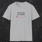 054 Technically I'm Awake | Funny Dad T-Shirt | RustyDad