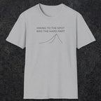 0679 Hiking To The Spot | Funny Dad T-Shirt | RustyDad