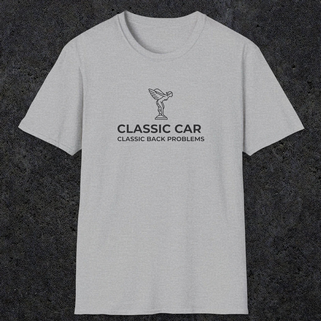 085 Classic car Classic back problems | Funny Dad T-Shirt | RustyDad