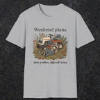 003 Weekend plans, same problems different noises | Funny Dad T-Shirt | RustyDad