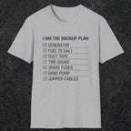 0094 I Am The Backup Plan | Funny Dad T-Shirt | RustyDad