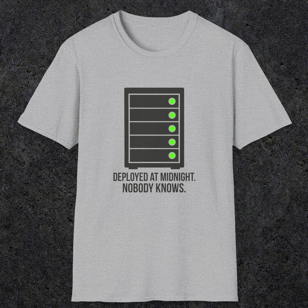 0111 Deployed At Midnight Nobody Knows | Funny Dad T-Shirt | RustyDad