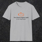 044 The Check Engine Light Is My Nightlight | Funny Dad T-Shirt | RustyDad