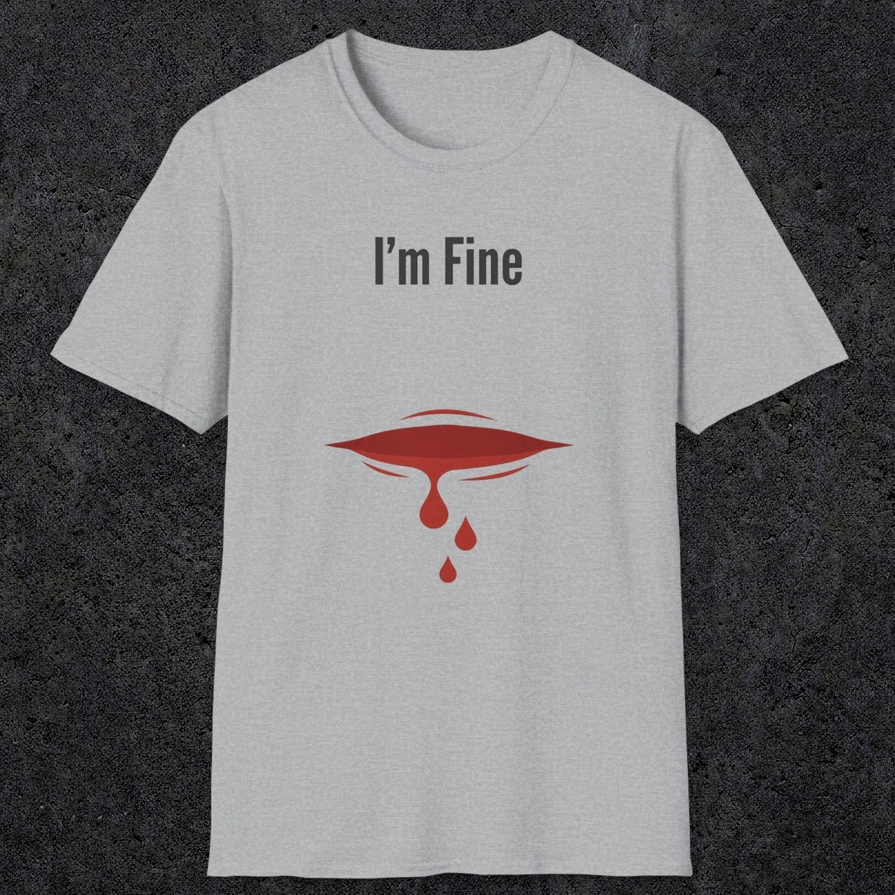 0485 I'M Fine | Funny Dad T-Shirt | RustyDad