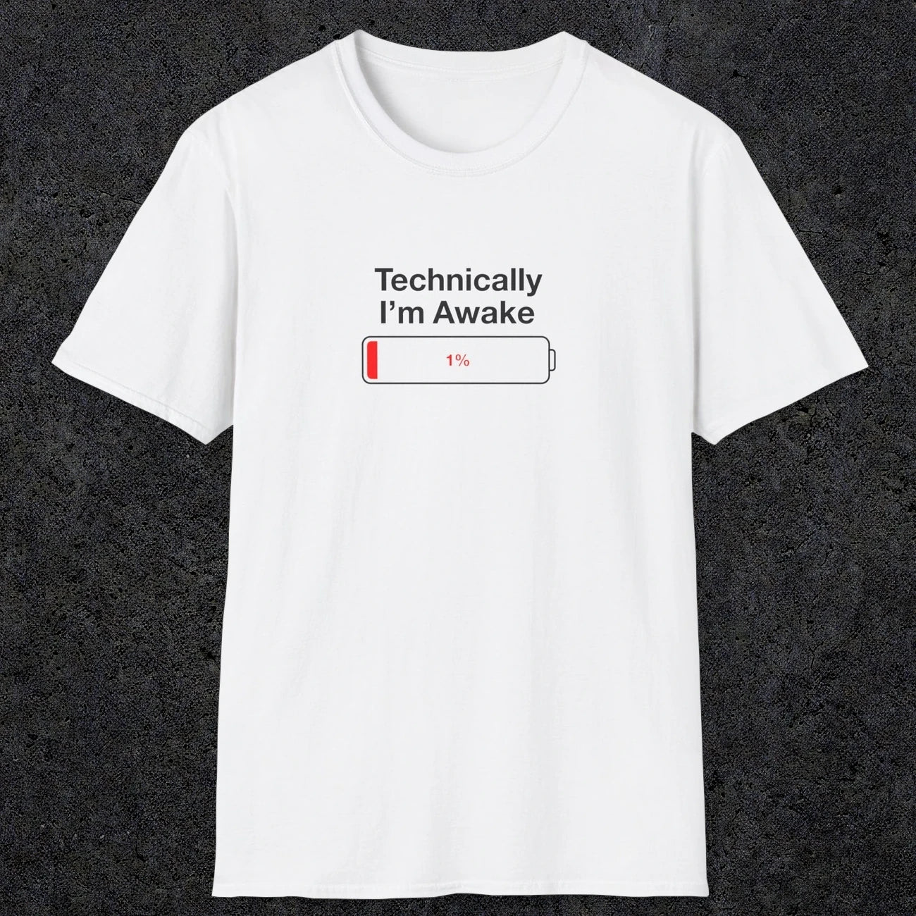 054 Technically I'm Awake | Funny Dad T-Shirt | RustyDad