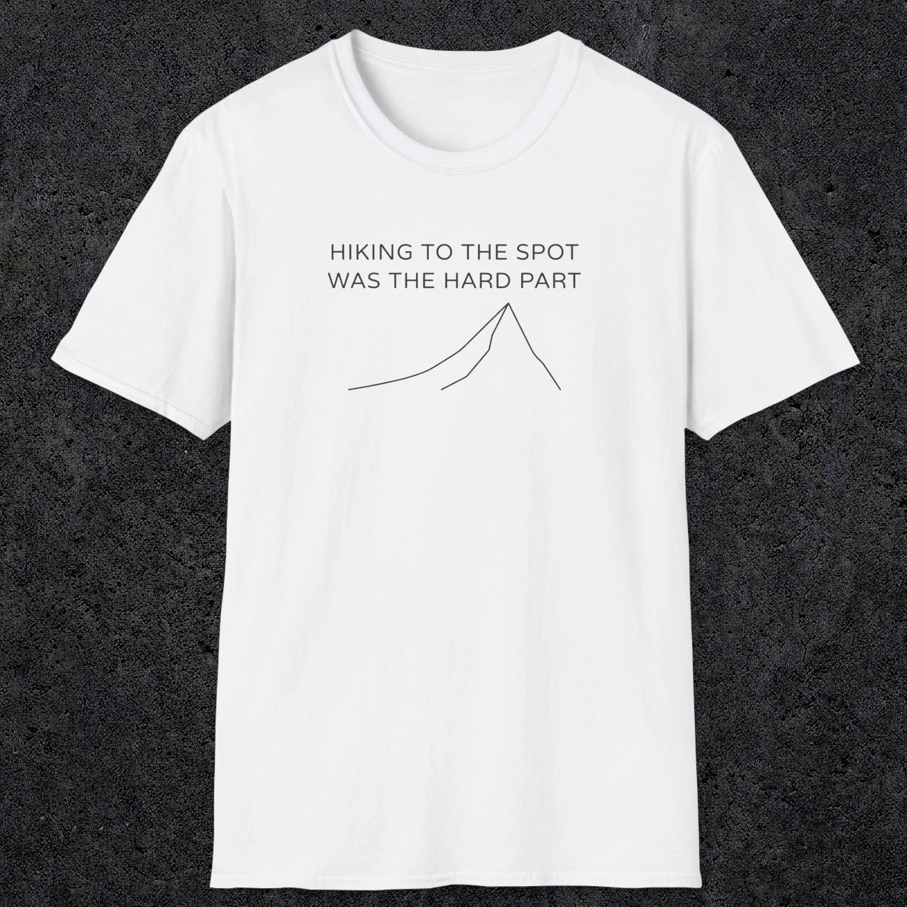 0679 Hiking To The Spot | Funny Dad T-Shirt | RustyDad