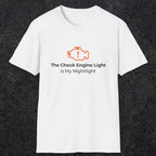 044 The Check Engine Light Is My Nightlight | Funny Dad T-Shirt | RustyDad