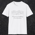 0105 The summit was breathtaking, so was the joint pain | Funny Dad T-Shirt | RustyDad