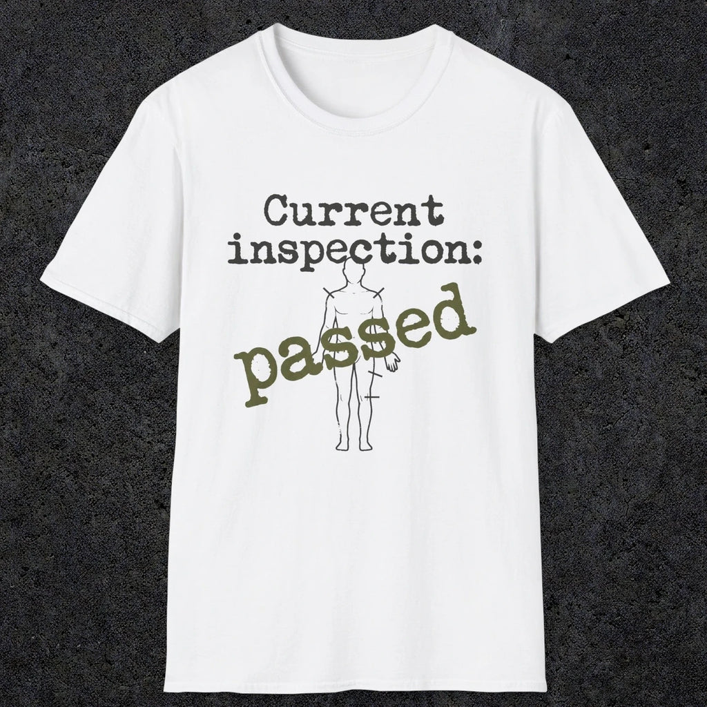 0499 Passed Inspection | Funny Dad T-Shirt | RustyDad