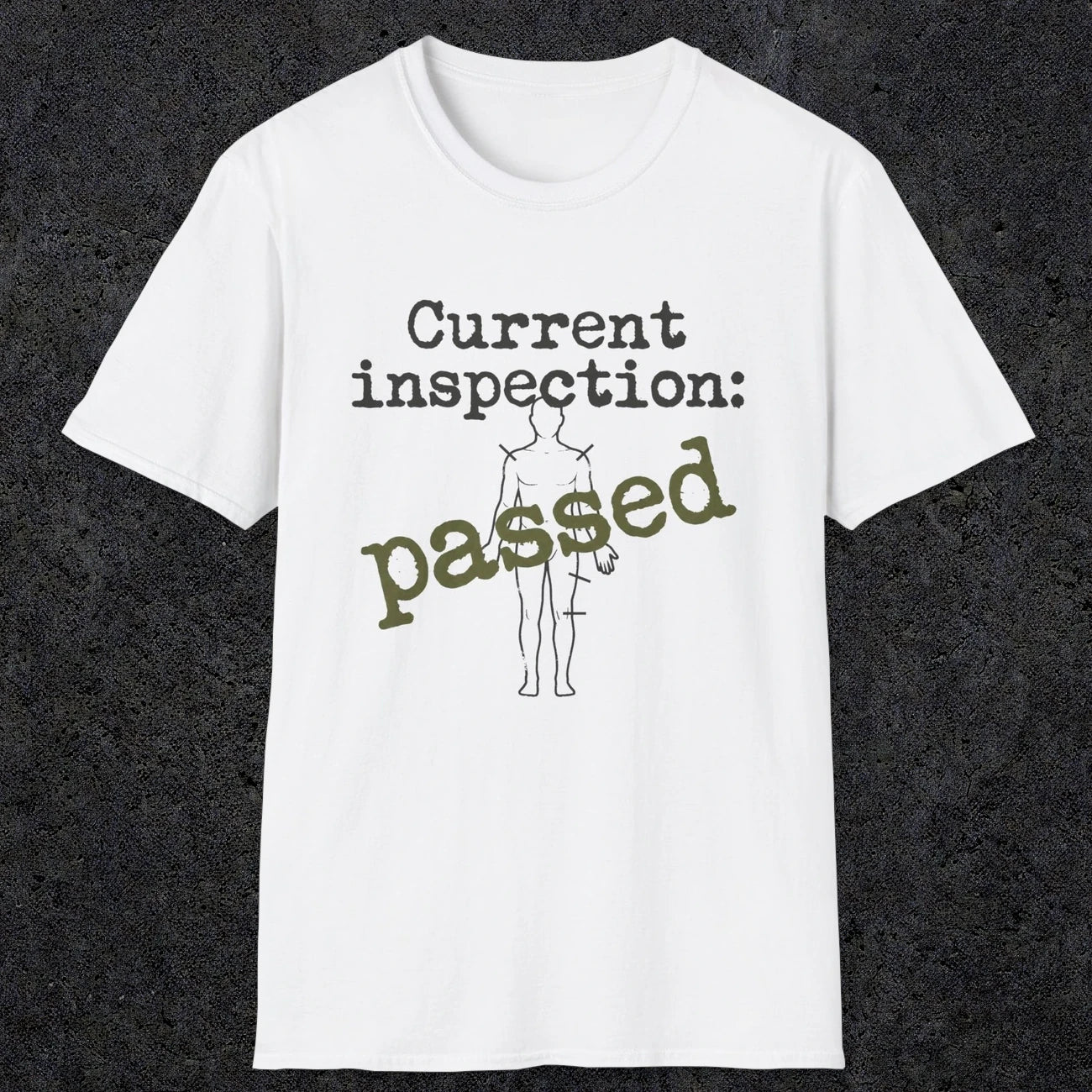 0499 Passed Inspection | Funny Dad T-Shirt | RustyDad