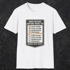 0099 Done Before Anyone Woke Up | Funny Dad T-Shirt | RustyDad