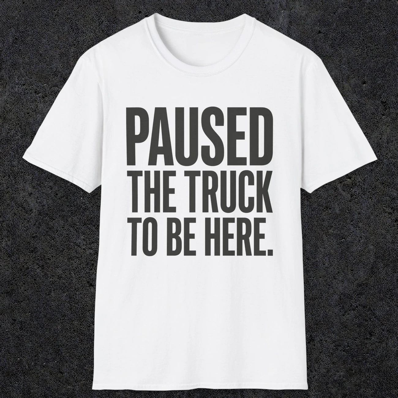 0343 Paused The Truck To Be Here | Funny Dad T-Shirt | RustyDad
