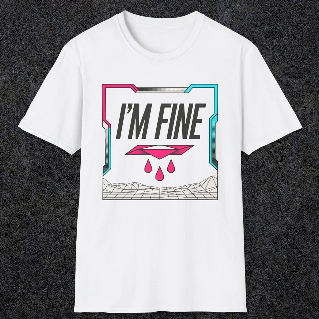 0488 I'M Fine | Funny Dad T-Shirt | RustyDad
