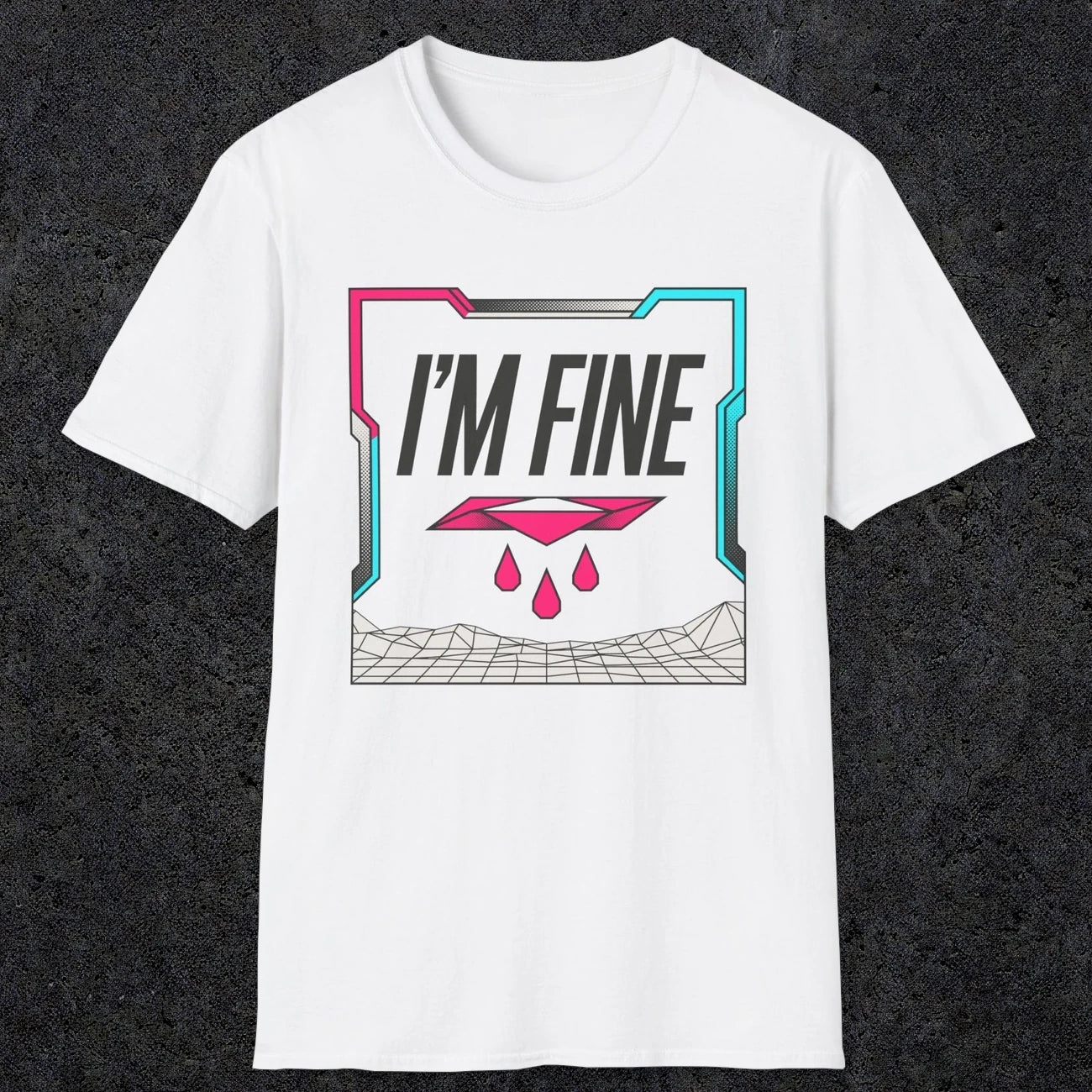 0488 I'M Fine | Funny Dad T-Shirt | RustyDad