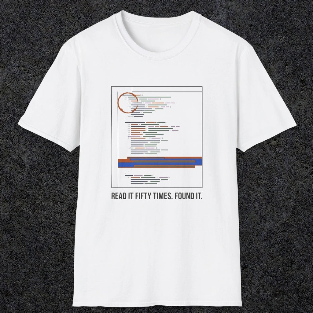 0120 Read It Fifty Times Found It | Funny Dad T-Shirt | RustyDad