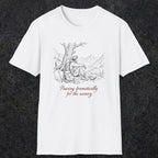 0112 Pausing dramatically for the scenery | Funny Dad T-Shirt | RustyDad