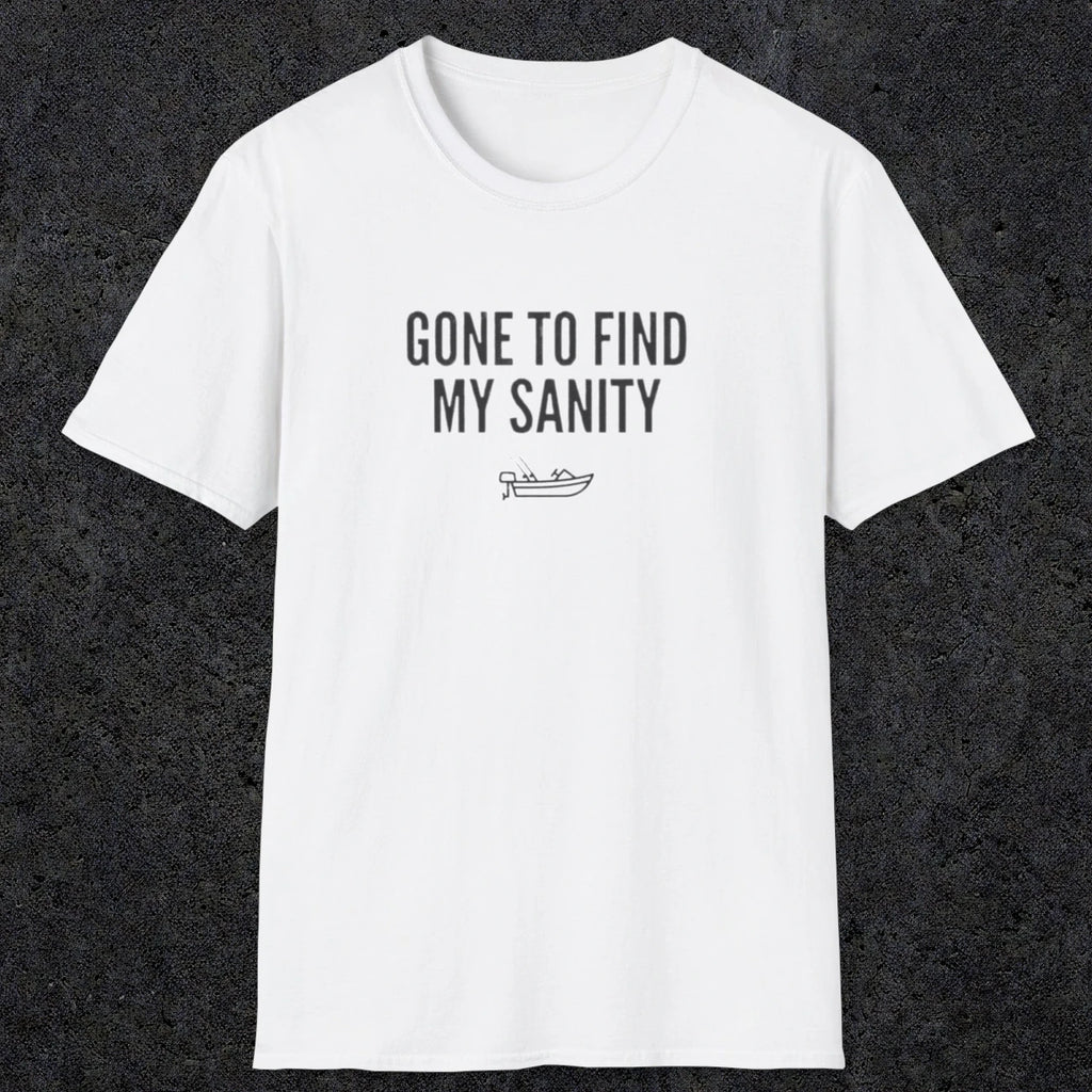 0055 Gone to find my sanity | Funny Dad T-Shirt | RustyDad