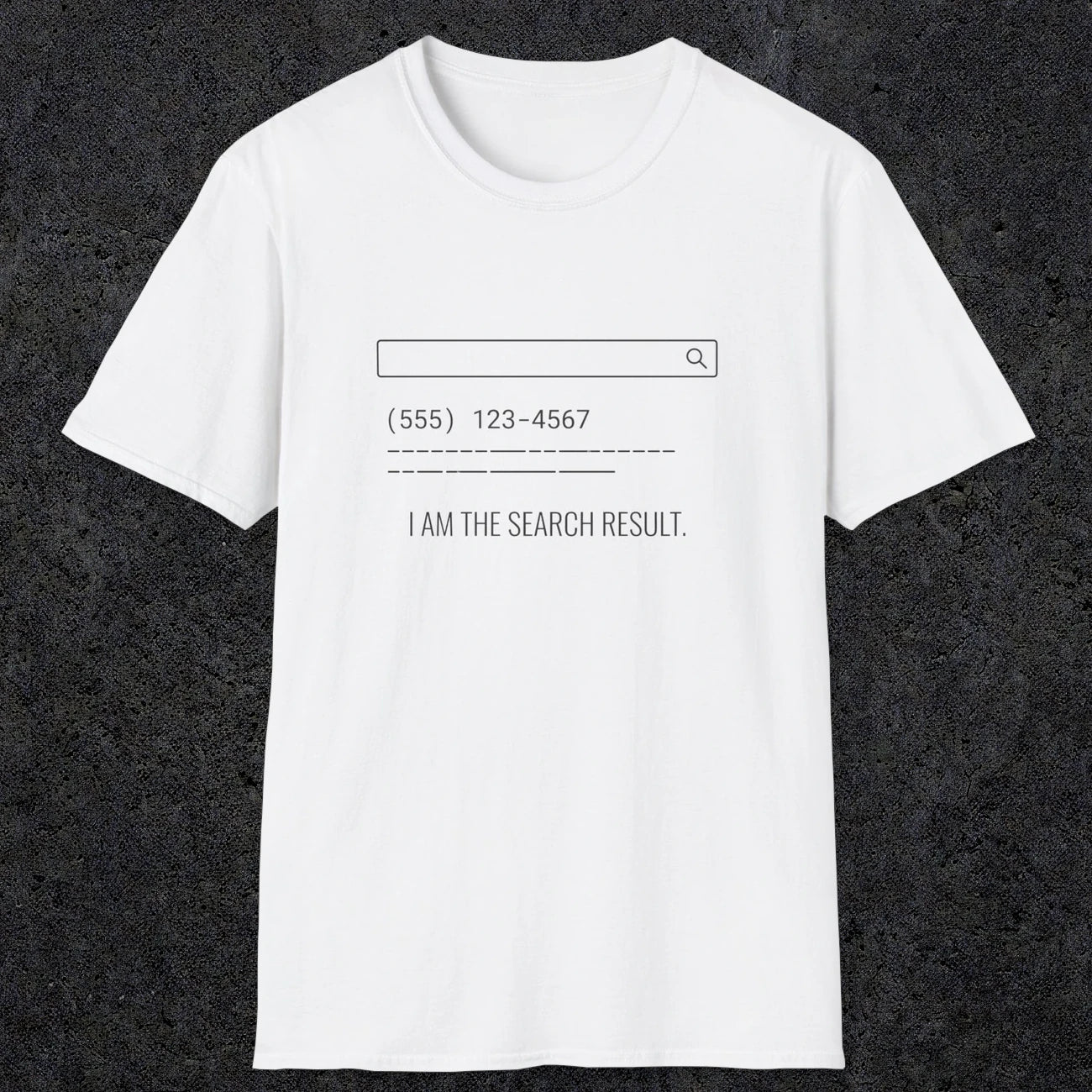 0141 I Am The Search Result | Funny Dad T-Shirt | RustyDad