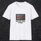 0126 Stack Trace Coffee Try Again | Funny Dad T-Shirt | RustyDad