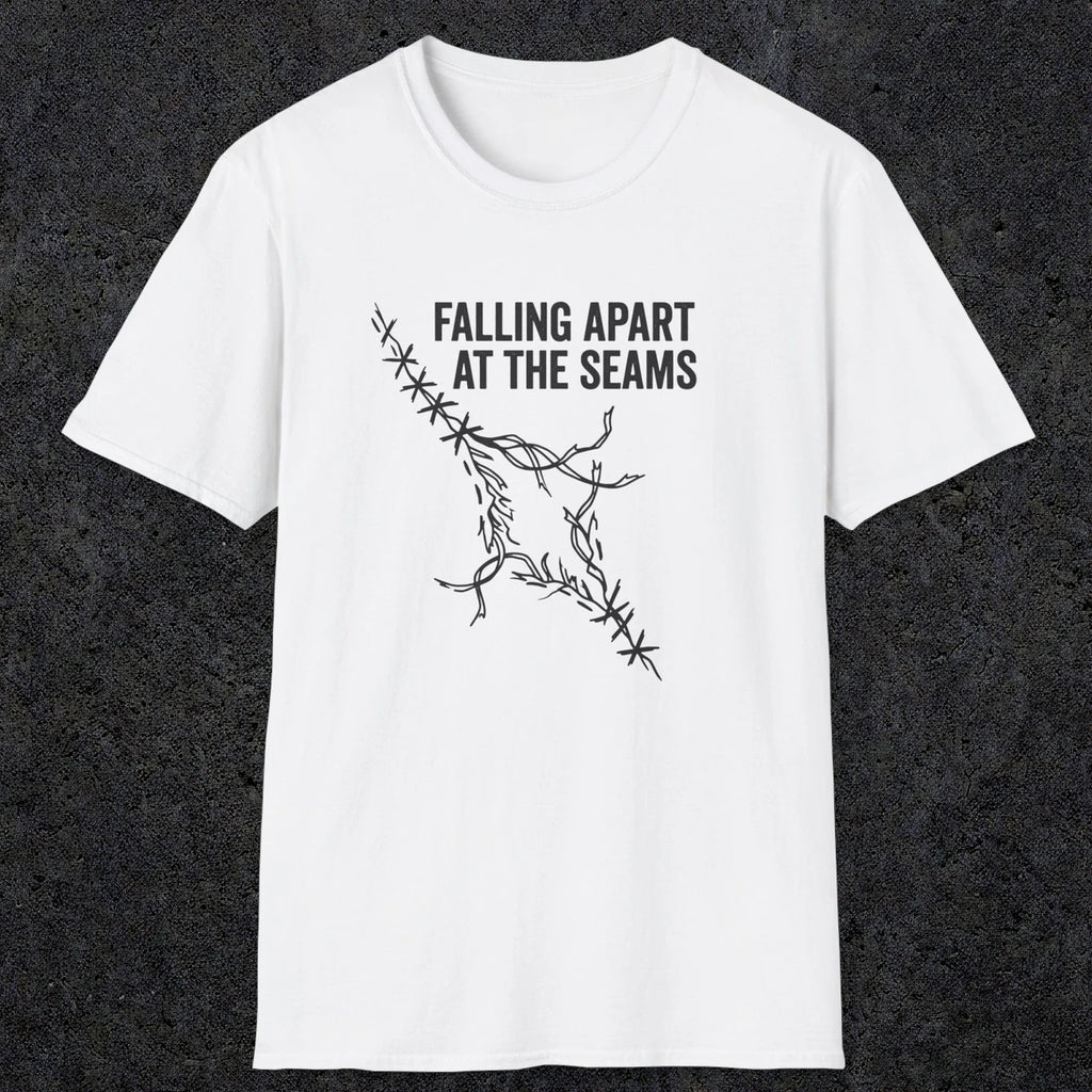 058 Falling apart at the seams | Funny Dad T-Shirt | RustyDad