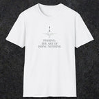 0056 Fishing the art of doing nothing | Funny Dad T-Shirt | RustyDad
