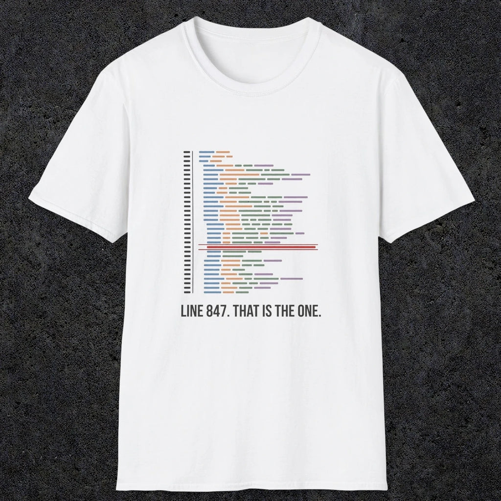 0118 Line 847 That Is The One | Funny Dad T-Shirt | RustyDad