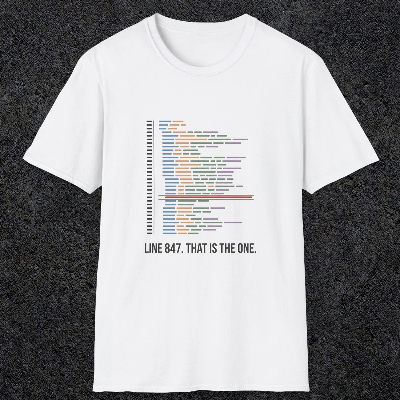 0118 Line 847 That Is The One | Funny Dad T-Shirt | RustyDad