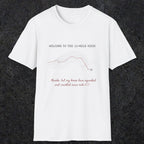 0117 Welcome to the 12-mile hike ..thanks but my knees have squeaked and crackled since mile 0.1 | Funny Dad T-Shirt | RustyDad