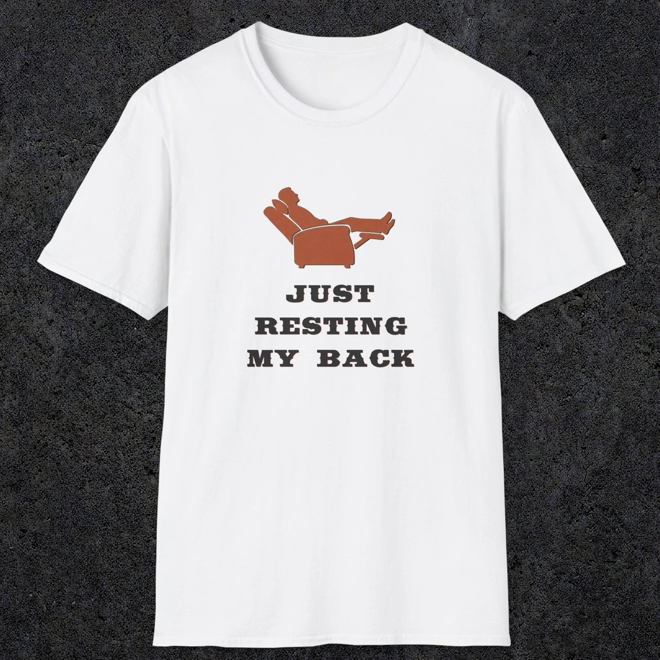 0030 Just resting my back | Funny Dad T-Shirt | RustyDad