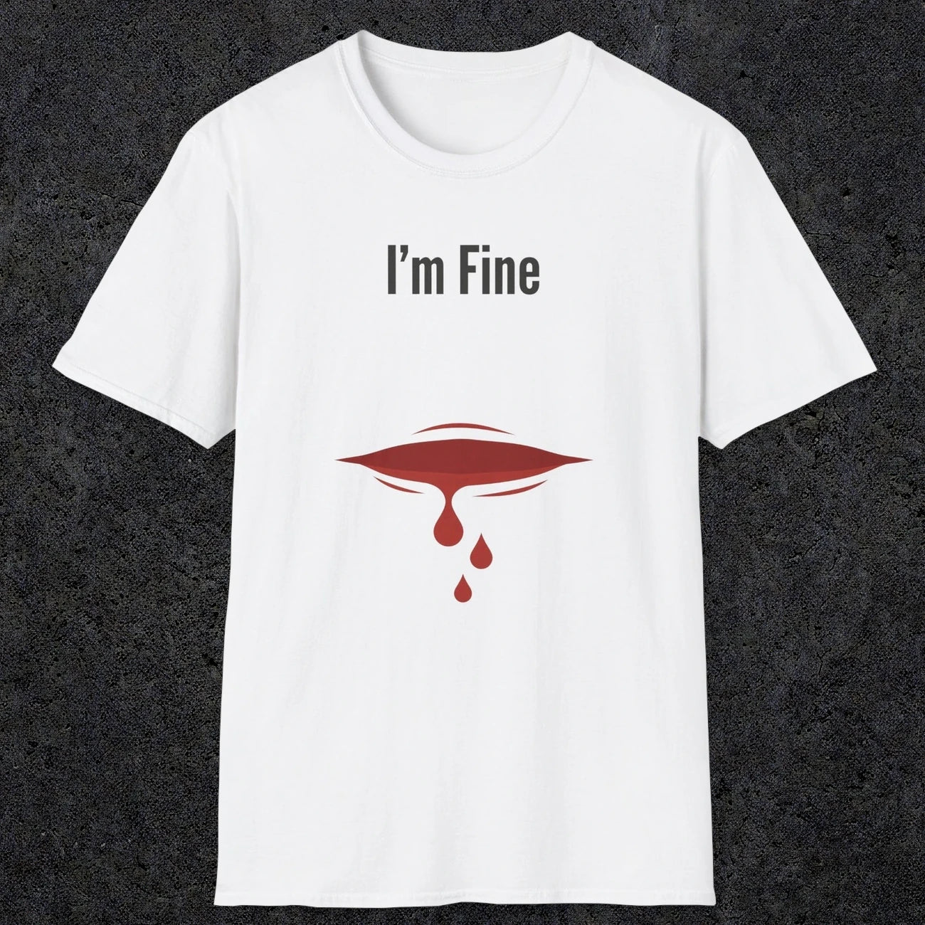 0485 I'M Fine | Funny Dad T-Shirt | RustyDad