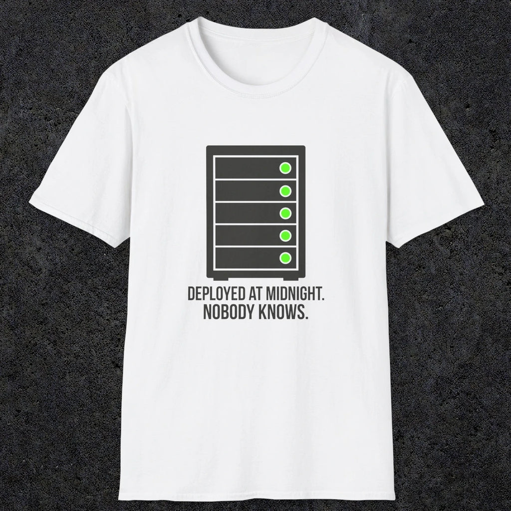 0111 Deployed At Midnight Nobody Knows | Funny Dad T-Shirt | RustyDad