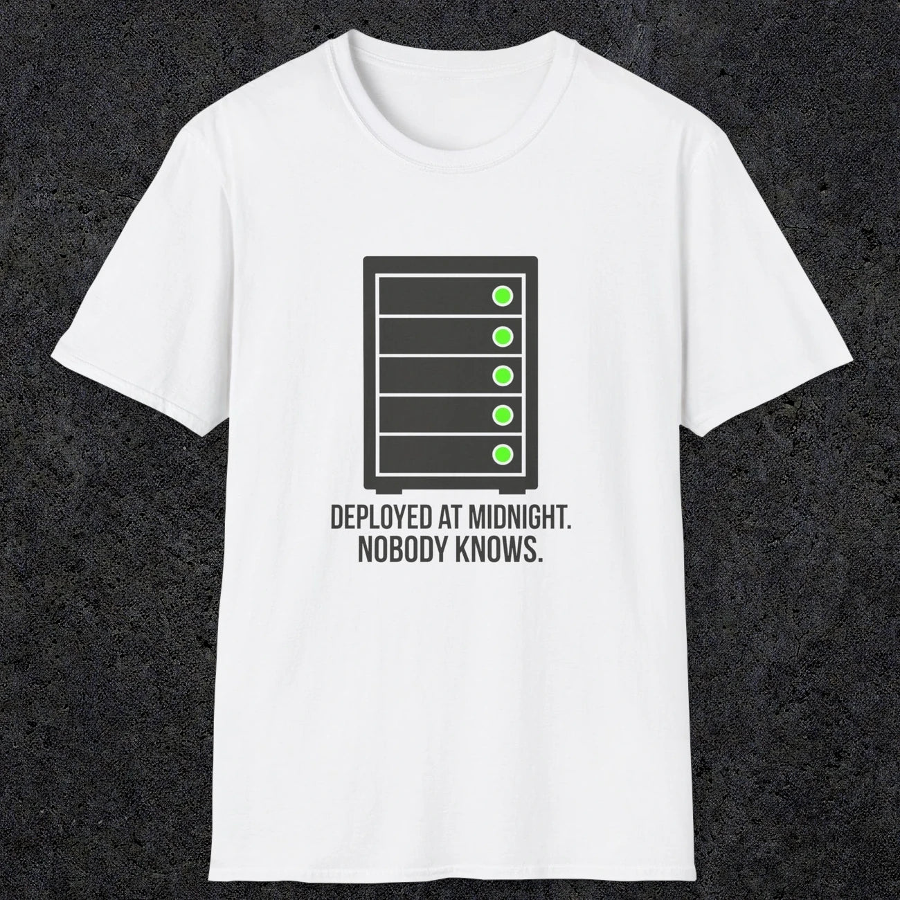 0111 Deployed At Midnight Nobody Knows | Funny Dad T-Shirt | RustyDad