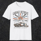 010 Garage Retreat | Funny Dad T-Shirt | RustyDad