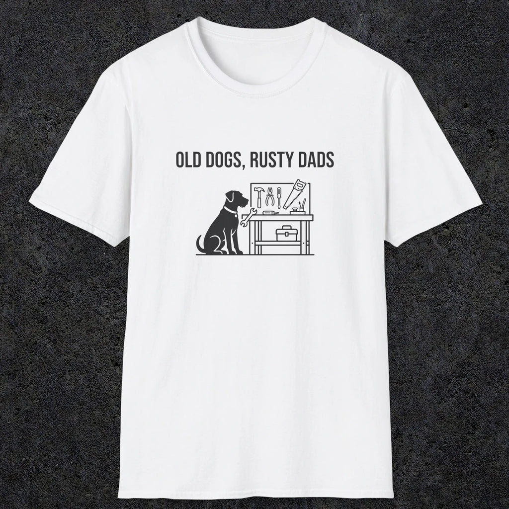 087 Old dogs rusty dads | Funny Dad T-Shirt | RustyDad
