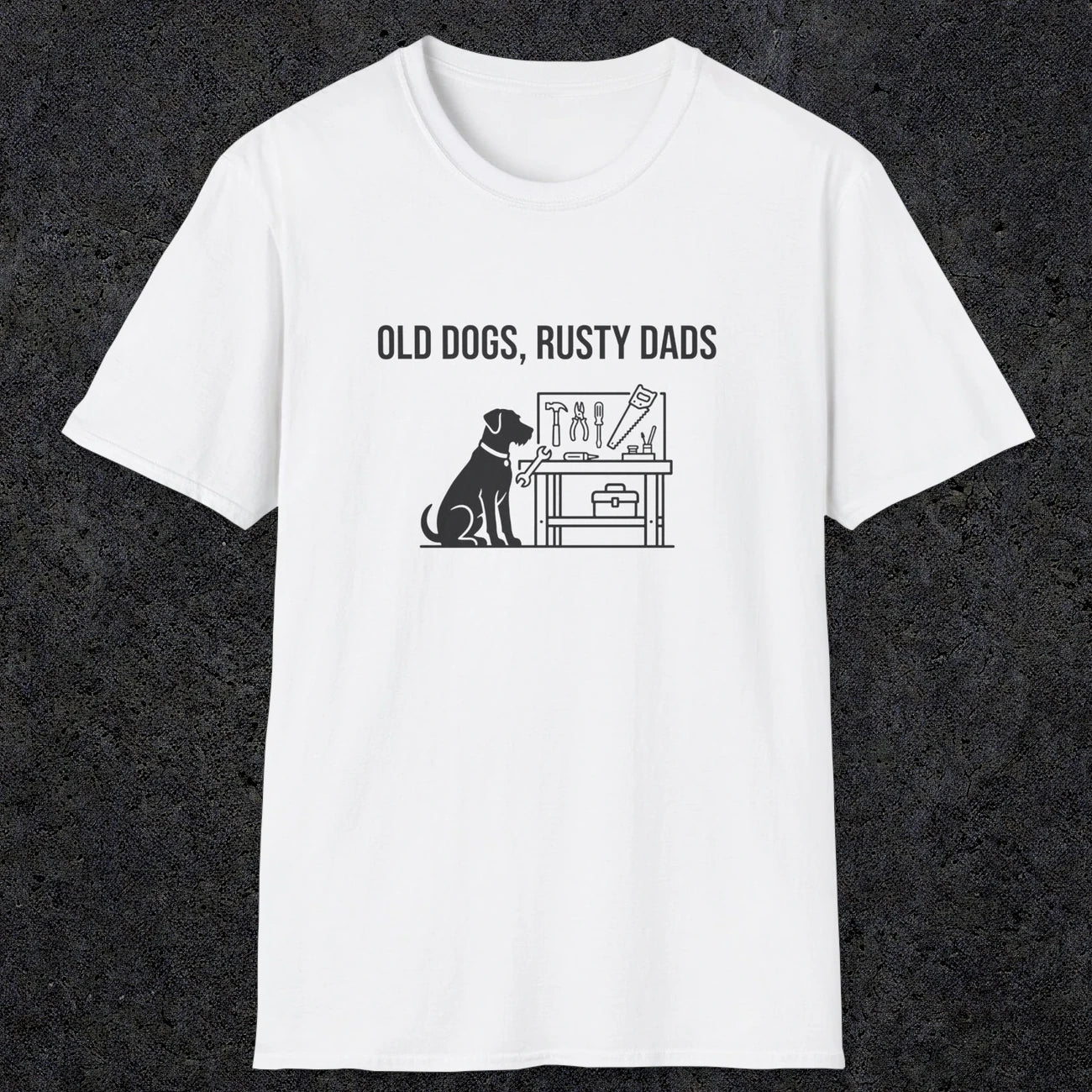 087 Old dogs rusty dads | Funny Dad T-Shirt | RustyDad